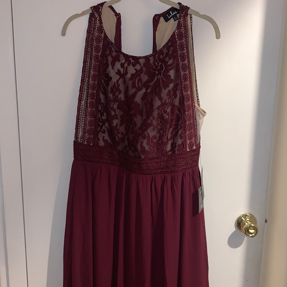 Floor length gown